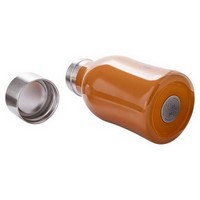 photo B Bottles Twin - Glossy Orange - 250 ml - Double wall thermal bottle in 18/10 stainless steel 2